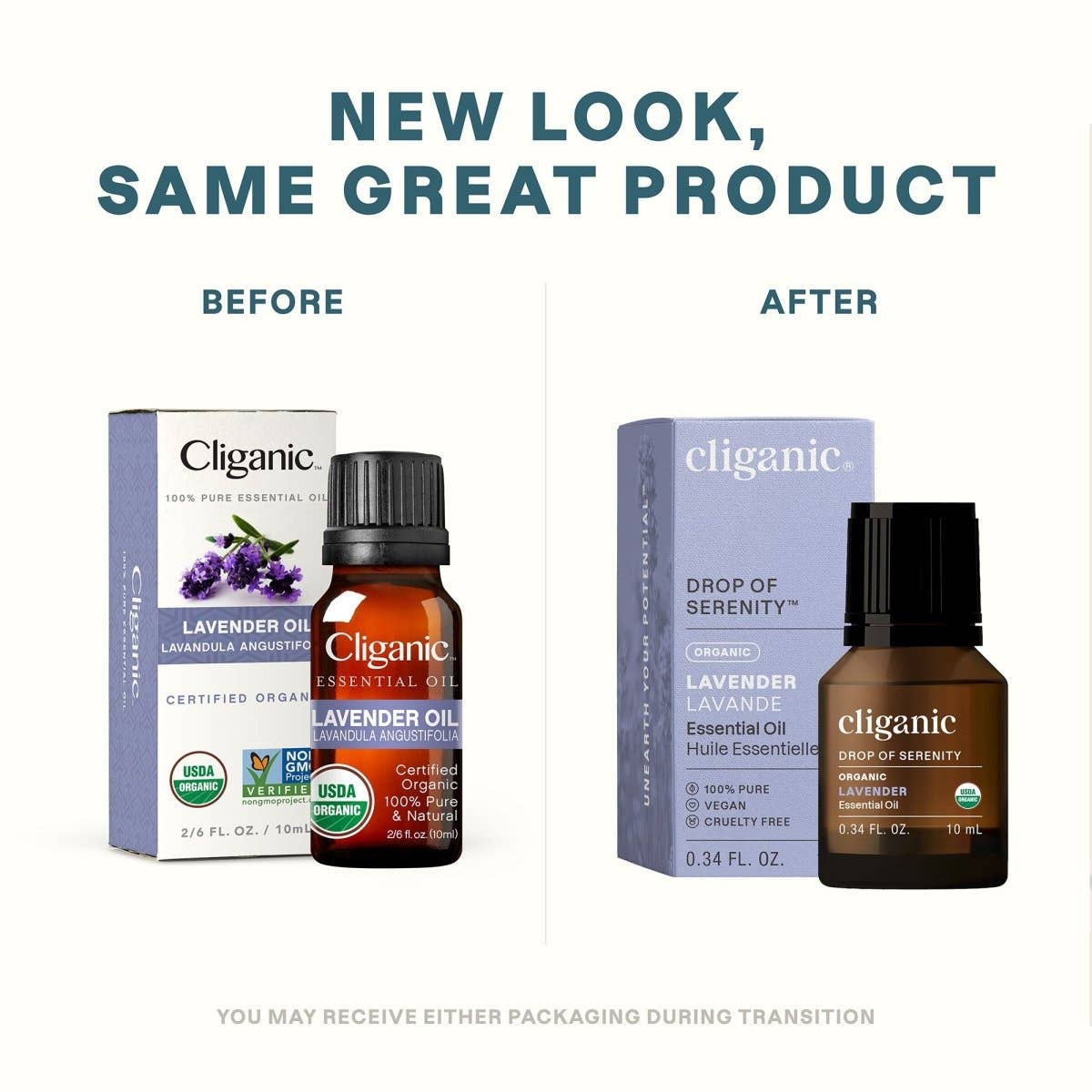 Cliganic - Organic Lavender Essential Oil 10ml