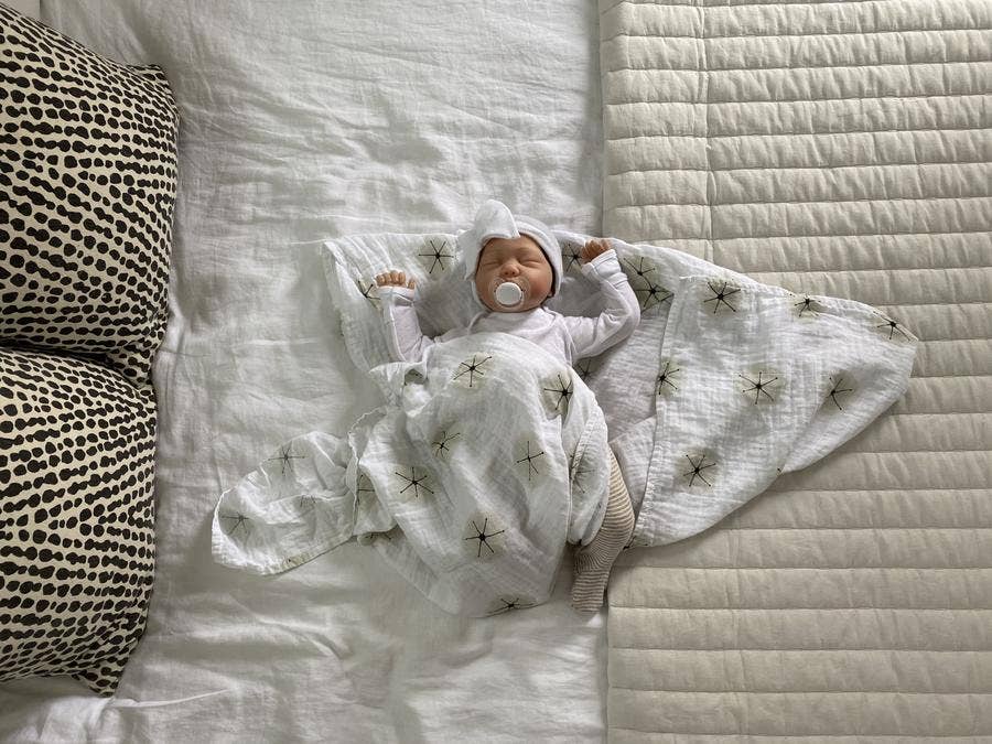 Moonjax - Stardust - Organic Cotton Muslin Swaddle Blanket