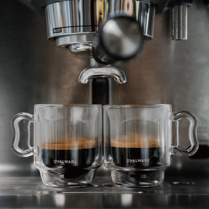 Double Wall Espresso Cups - 120ml/4oz by Ovalware