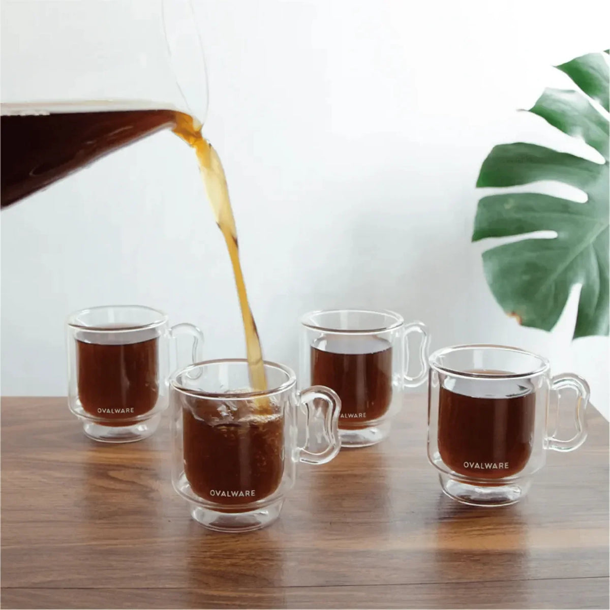 Double Wall Espresso Cups - 120ml/4oz by Ovalware