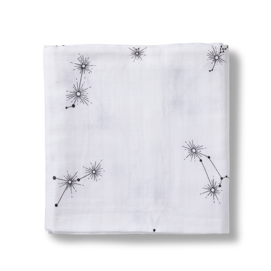 Moonjax - Constellation - Organic Cotton Muslin Swaddle Blanket