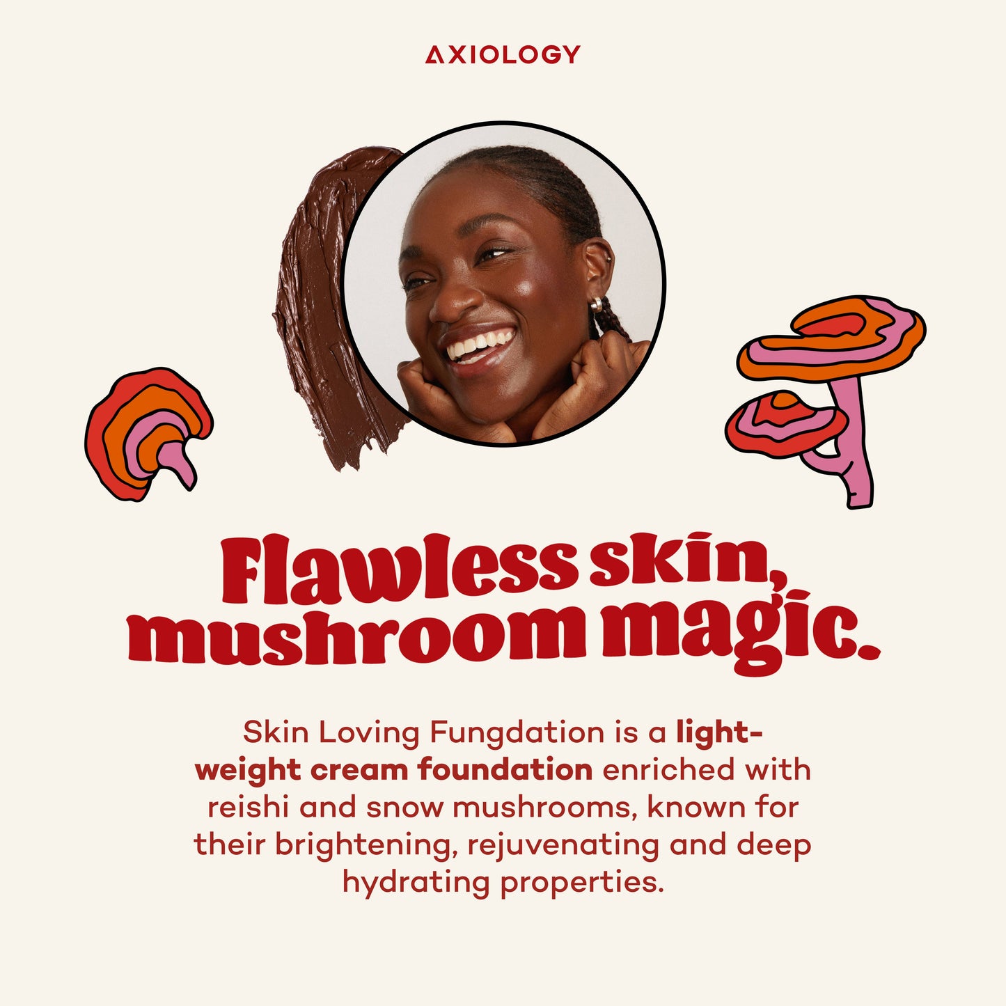 Axiology - Fungdation Shade11-Natural Cream Foundation – Clean & Vegan