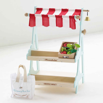 Le Toy Van, Inc. - Wooden Market Stall & Fruit Play Food Crate