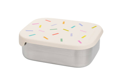 STAINLESS STEEL LUNCHBOX with compartments for KIDS Confetti