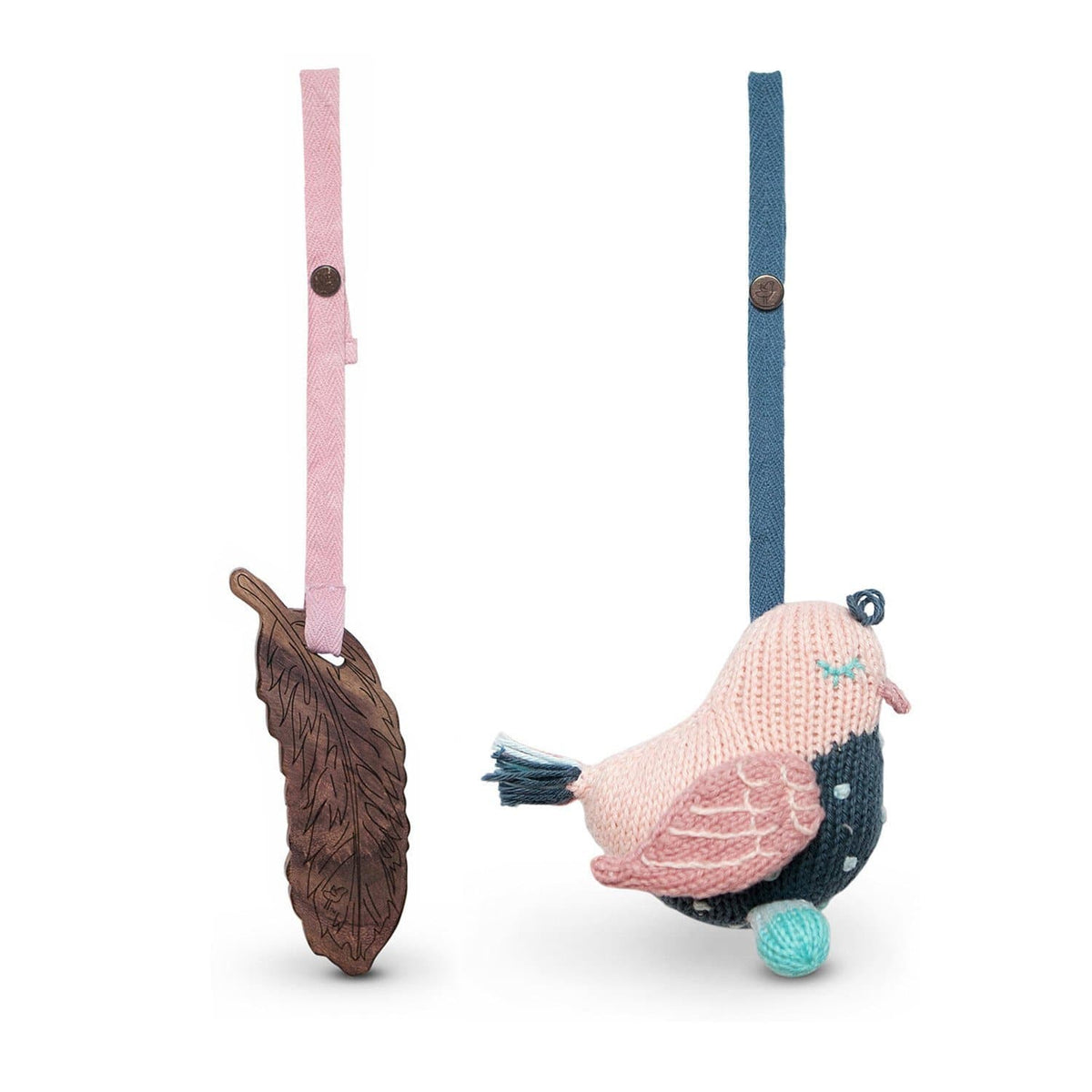 2 pc. stroller toys | stella & feather organic