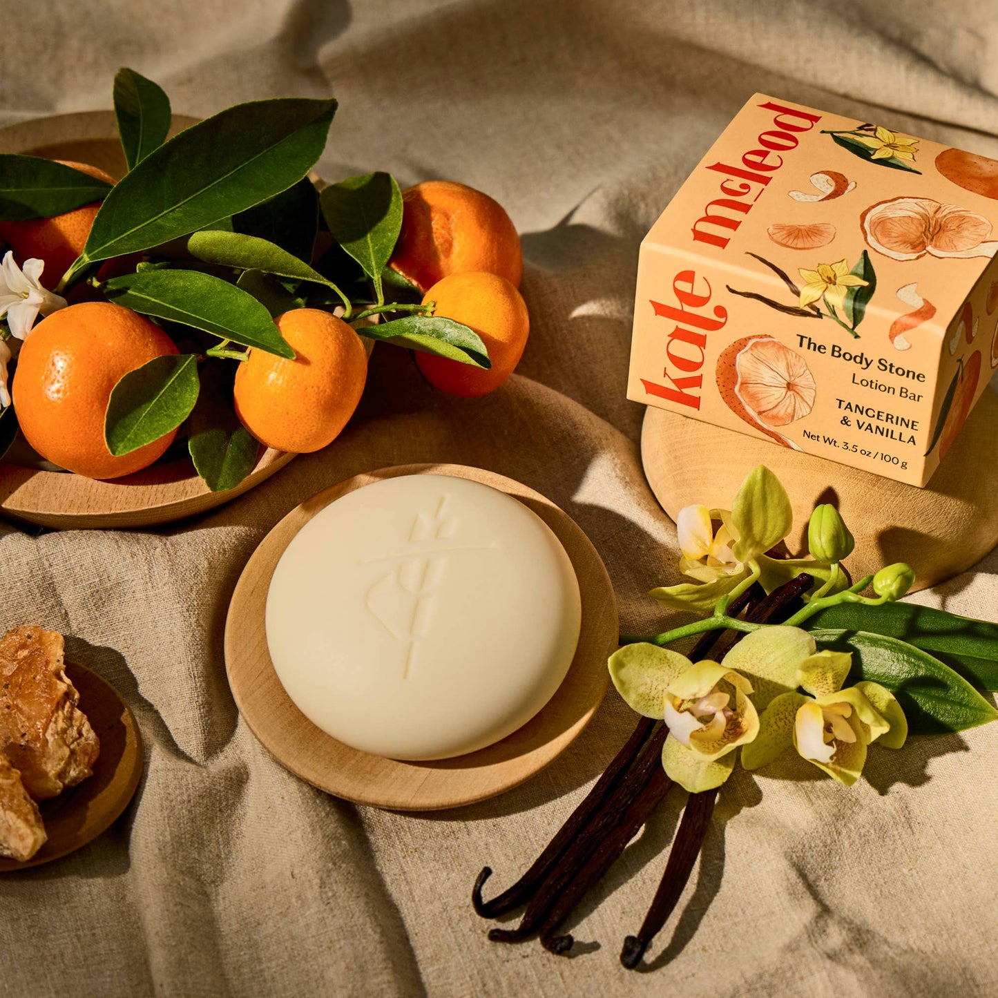 Kate McLeod - Tangerine & Vanilla | Deep Moisturizing Lotion Bar