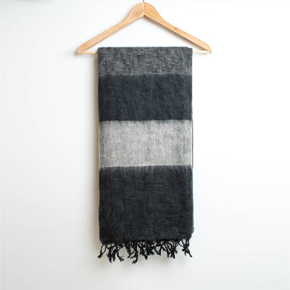 Extra Soft Yak wool Travel Throw Blanket  46"x96" Handmade