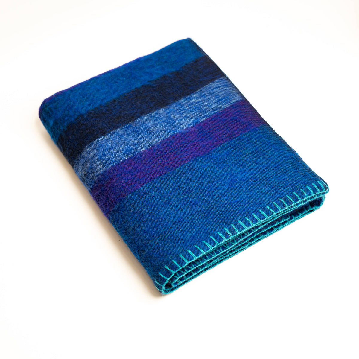 Extra Soft Yak wool Travel Throw Blanket  46"x90" Handmade