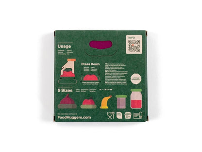 Food Huggers - Reusable Silicone Food Savers – Autumn Harvest (Set of 5)