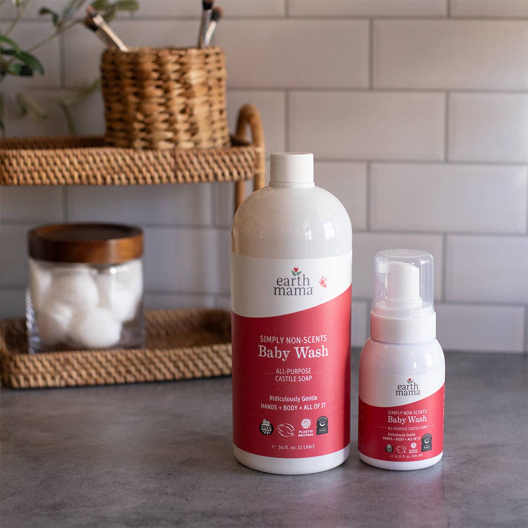 Earth Mama Organics - Simply Non-Scents Castile Baby Wash