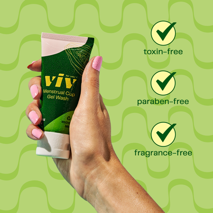 Viv Menstrual Cup & Disc Wash - All Natural Gel Cleanser