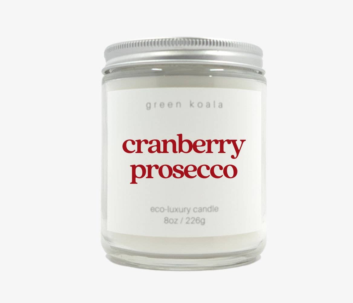 Cranberry Prosecco 8oz Eco-Luxury Candle