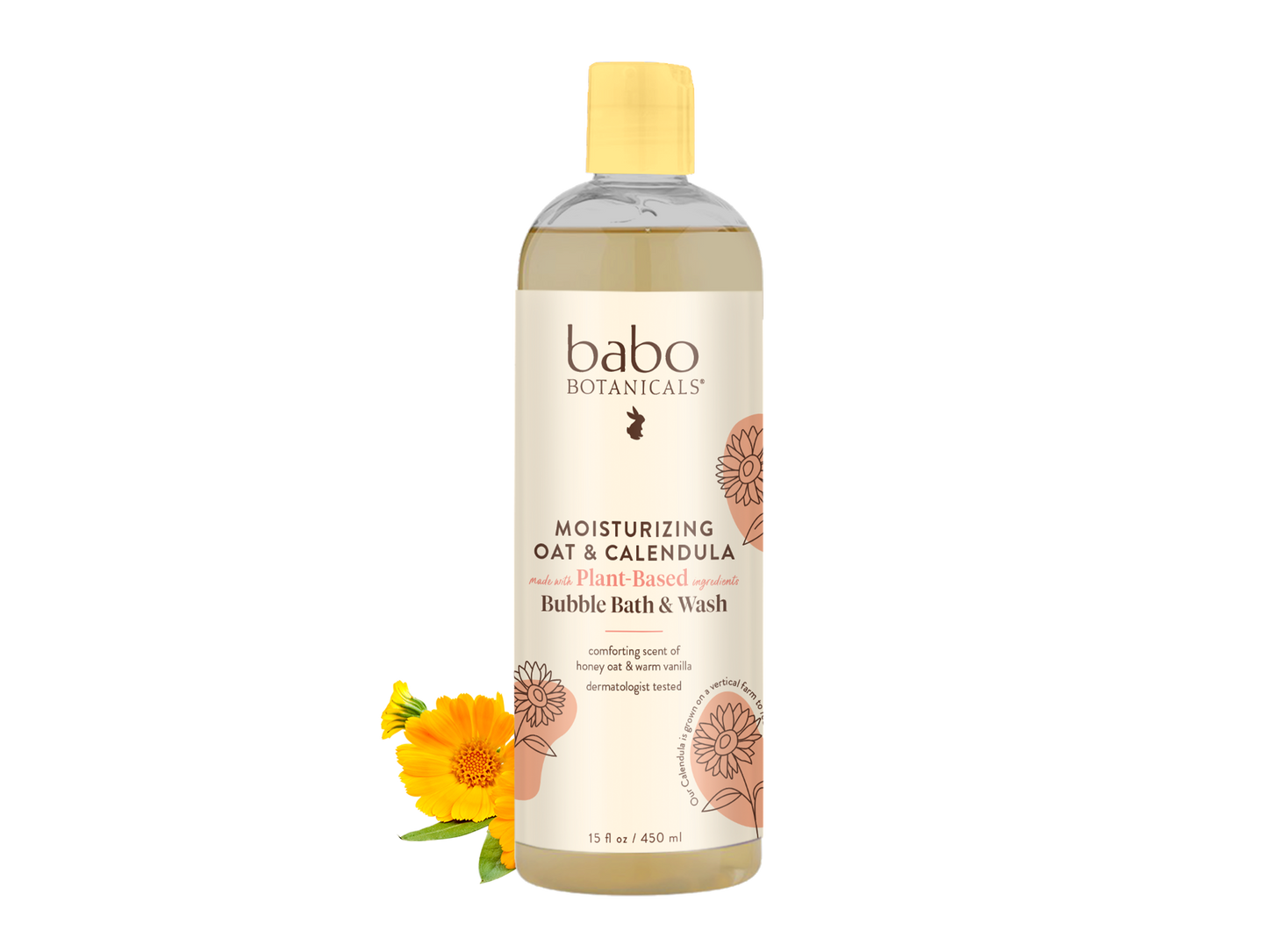 Moisturizing Oat & Calendula Bubble Bath & Wash