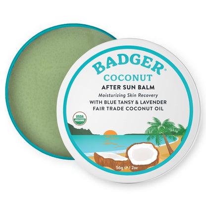 Badger - Badger Coconut After Sun Balm, Soothing Sunburn Relief