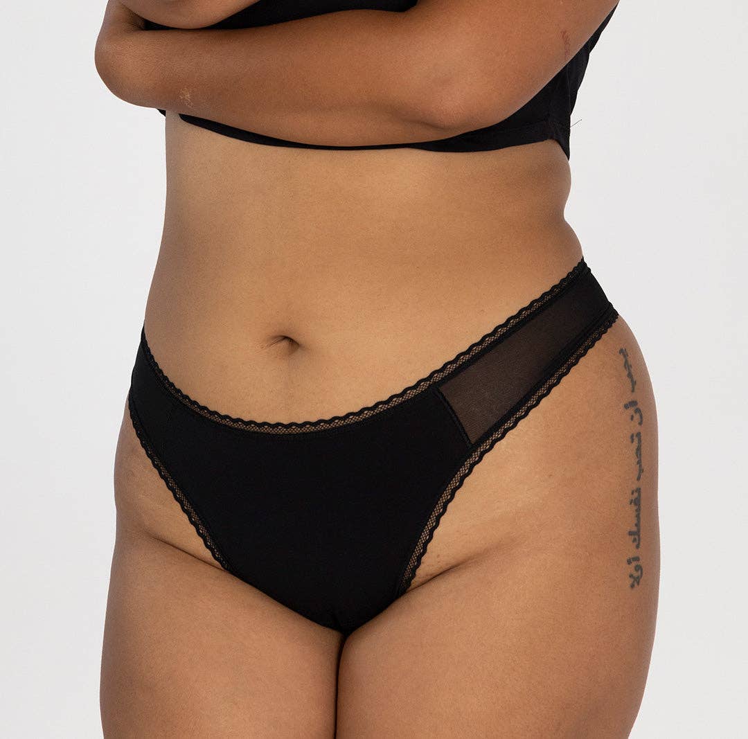 Organic Cotton Mid Rise Thong