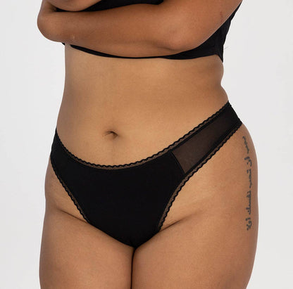 Organic Cotton Mid Rise Thong