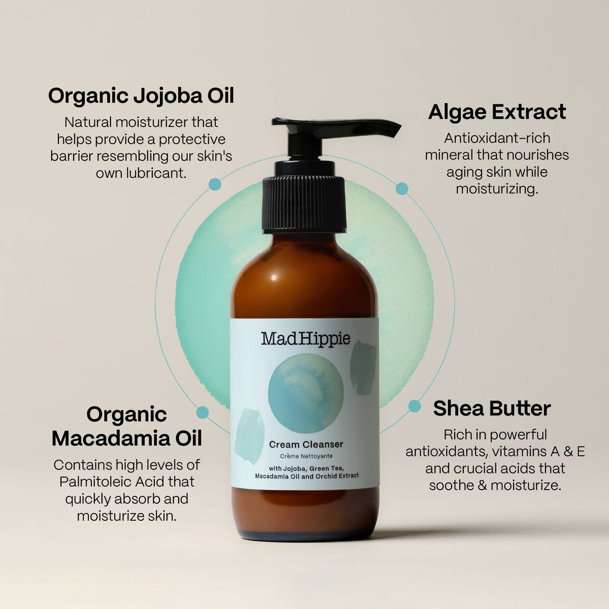Mad Hippie - Cream Cleanser - Hydrating Facial Cleanser