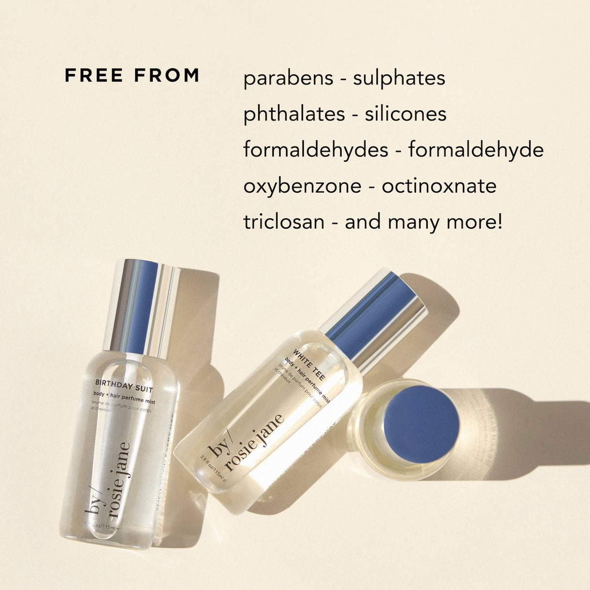 By Rosie Jane - WHITE TEE body + hair perfume mist