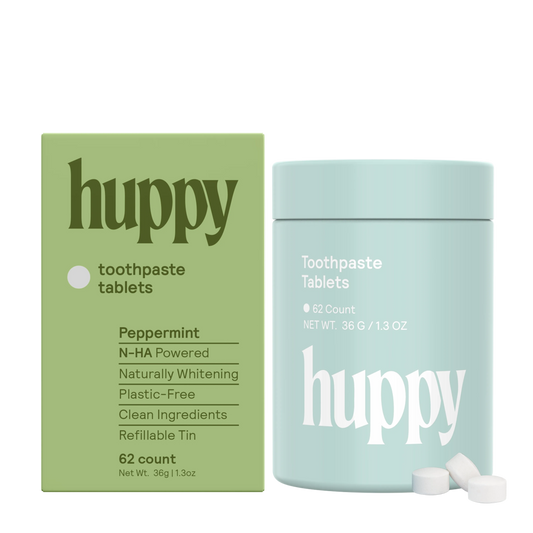 Huppy - Fluoride-Free Toothpaste Tablets | Retail | Peppermint