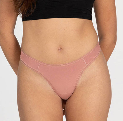 Organic Cotton Mid Rise Thong