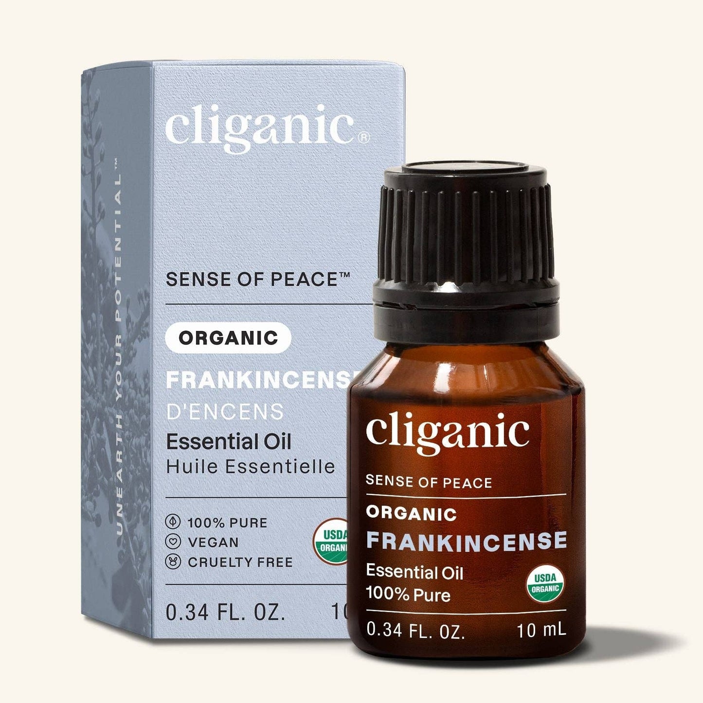 Cliganic - Organic Frankincense Essential Oil 10ml