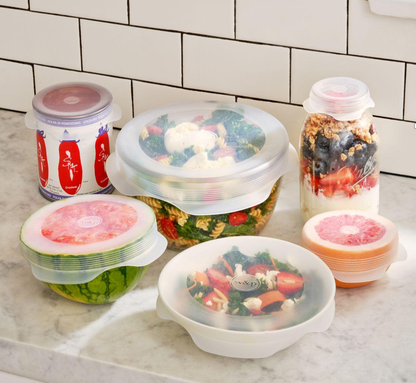 W&P - Reusable Silicone Stretch Lids - Set of 6 Assorted Sizes