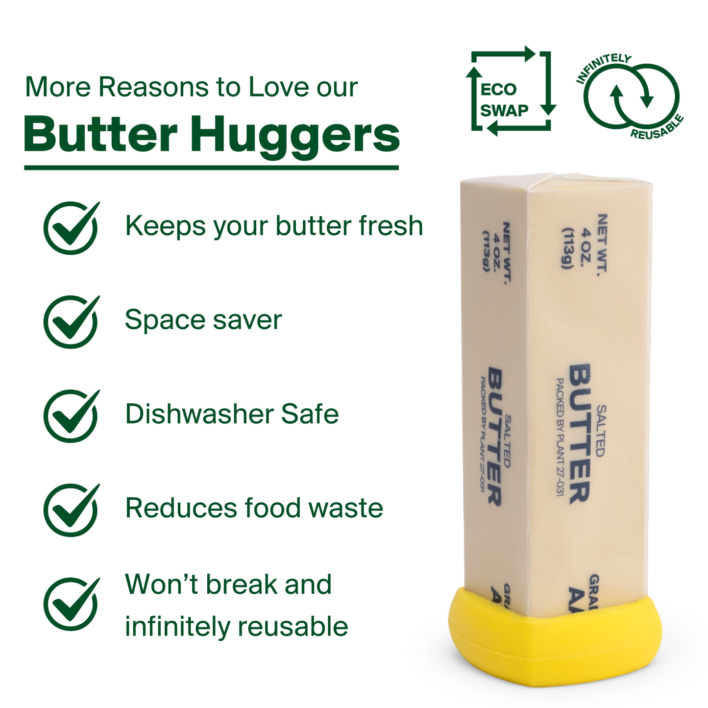 Food Huggers - Yellow Butter Hugger