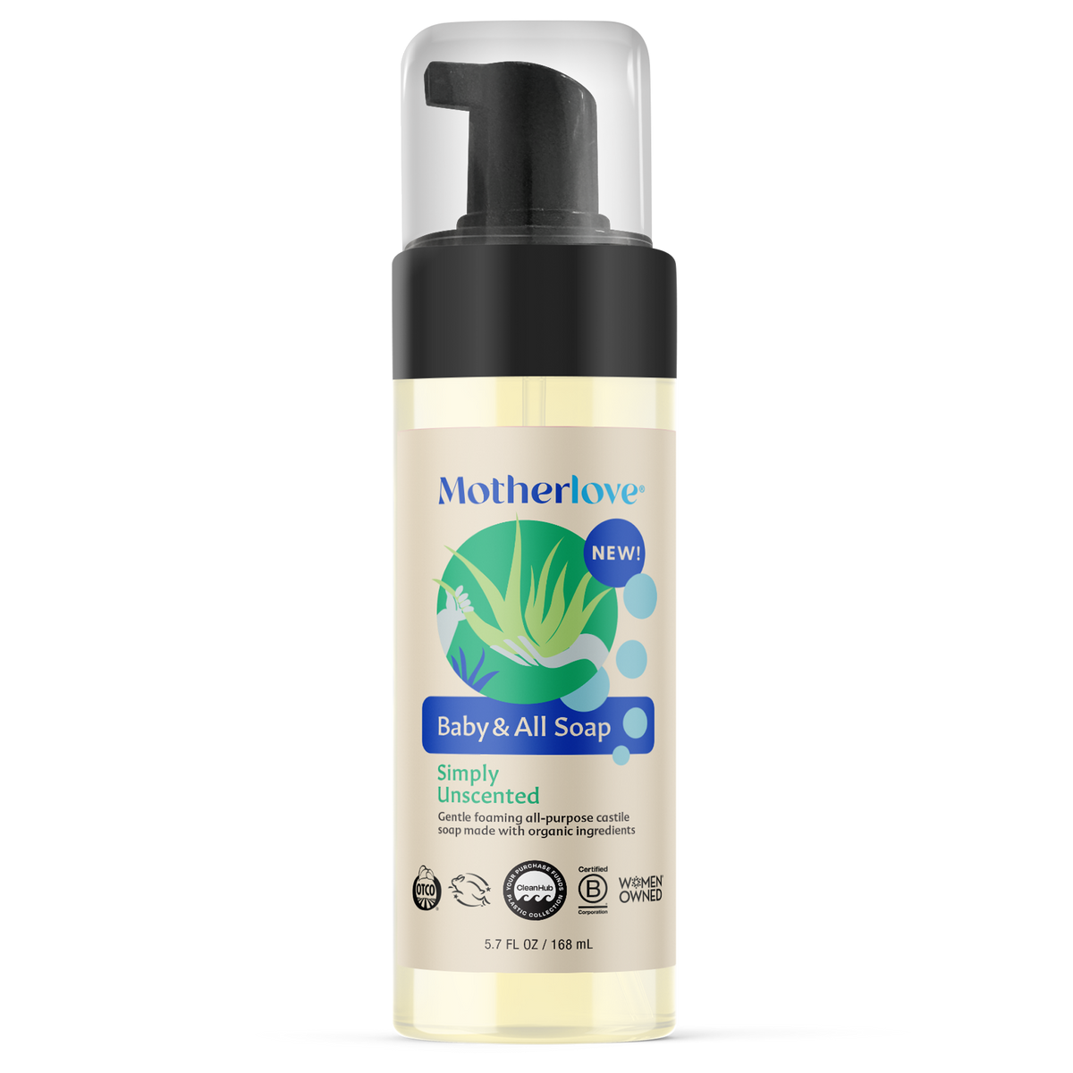 Baby & All Foaming Castile Soap 5.7oz - NEW!