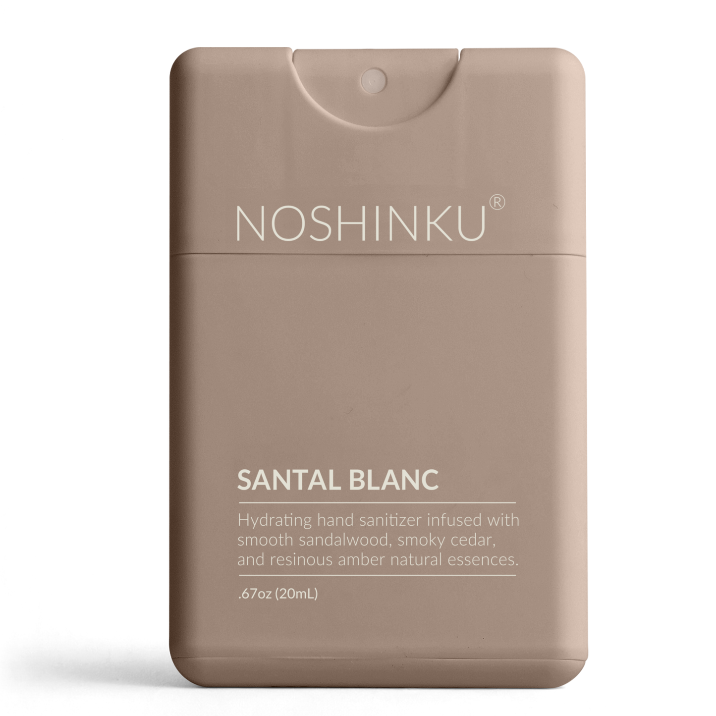 Noshinku - Refillable Santal Blanc Hydrating Pocket Hand Sanitizer