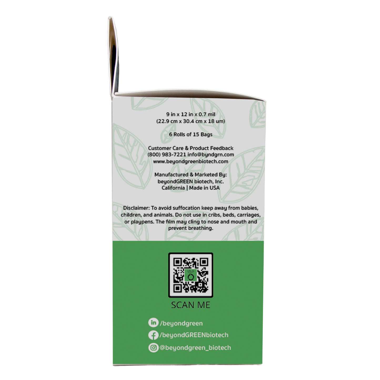 Dog Waste Bags, 90-Count — Leash Dispenser Refill Rolls