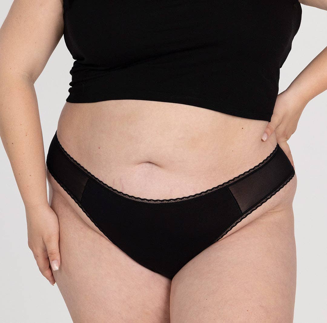 Organic Cotton Mid Rise Thong