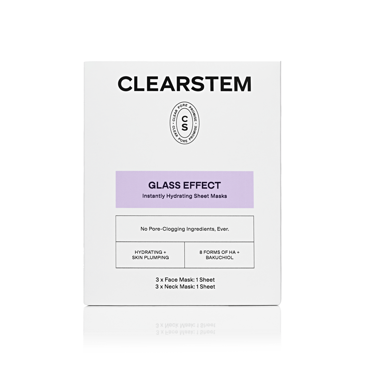 GLASS EFFECT Face + Neck Sheet Masks