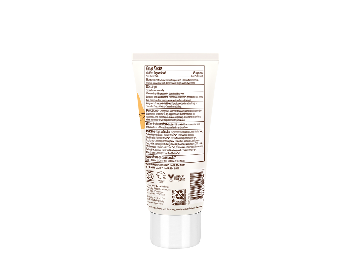 Sensitive Baby Zinc Diaper Rash Cream 3oz
