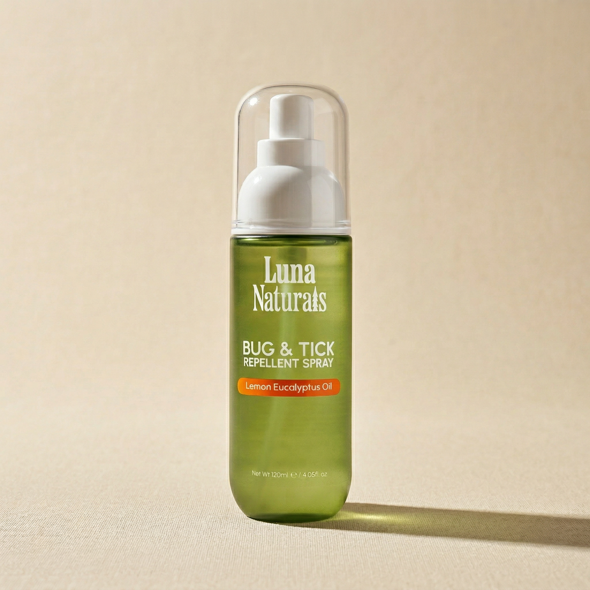 Luna Naturals - Bug & Tick Repellent Spray | Lemon & Eucalyptus Oil | 120ml