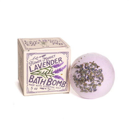 123 Farm - Lavender Bath Bomb - with Box Aromatherapy 5 oz