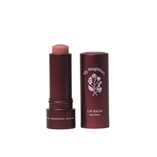Rose Tallow Lip Balm (tinted) by My Neighbor’s