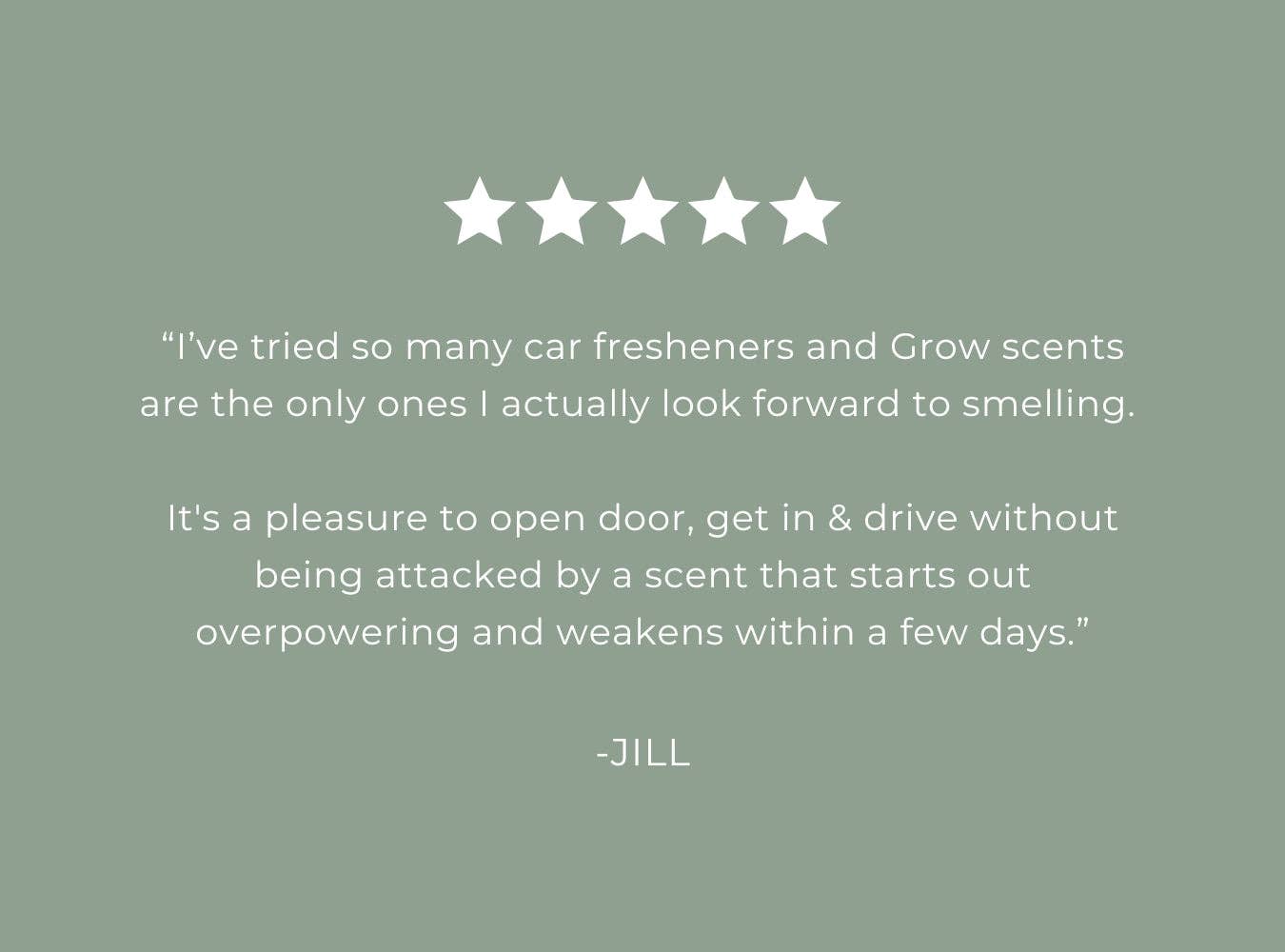 Grow Fragrance - Woodland Sage Car Freshener
