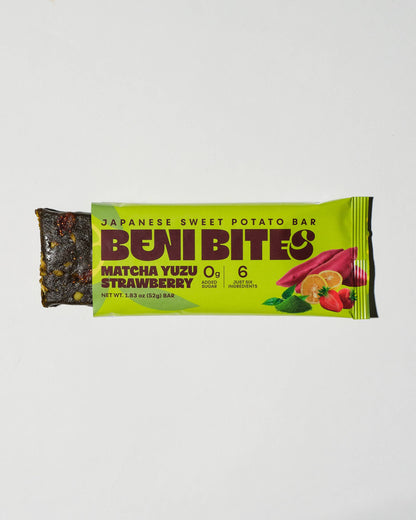 Benibites - Benibites Japanese Dried Sweet Potato Bar Matcha Yuzu