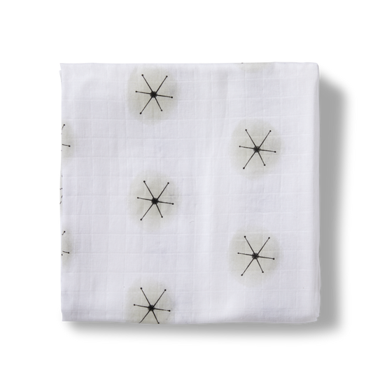 Moonjax - Stardust - Organic Cotton Muslin Swaddle Blanket