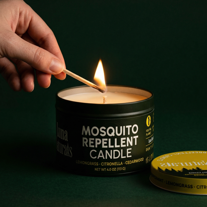 Luna Naturals - Mosquito Repellent Candle | Citrusy | 3PK