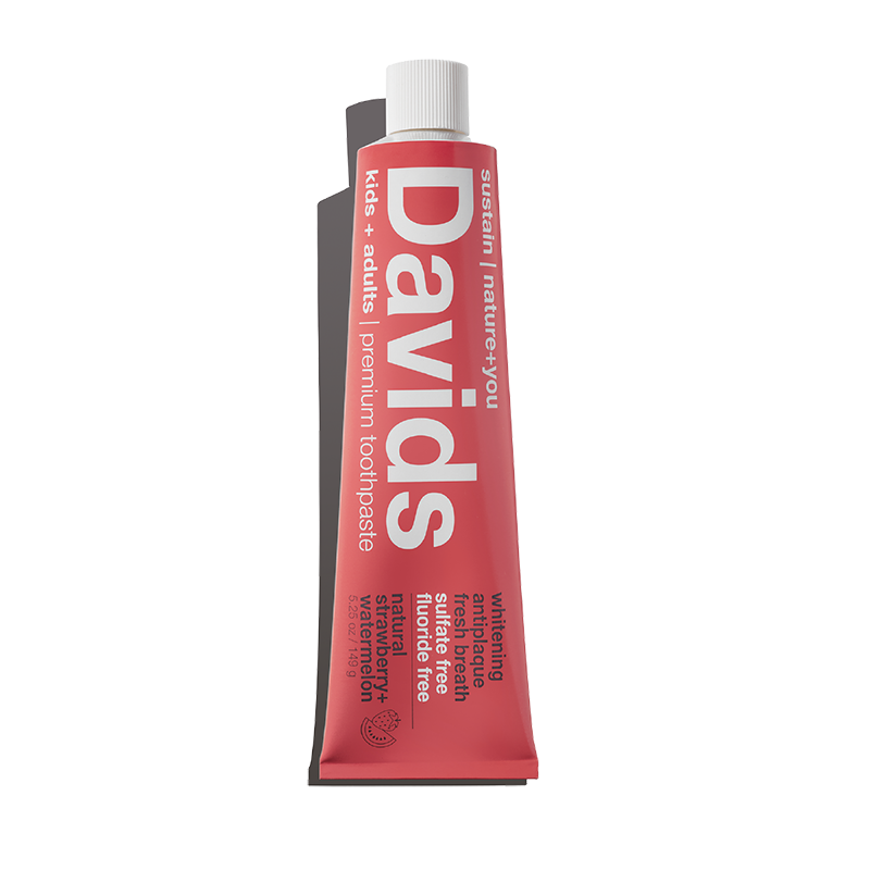 Davids Health Sciences, Inc - Davids kids+adults premium toothpaste/strawberry watermelon