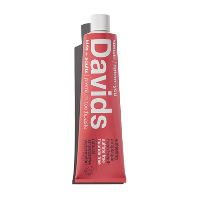 Davids Health Sciences, Inc - Davids kids+adults premium toothpaste/strawberry watermelon