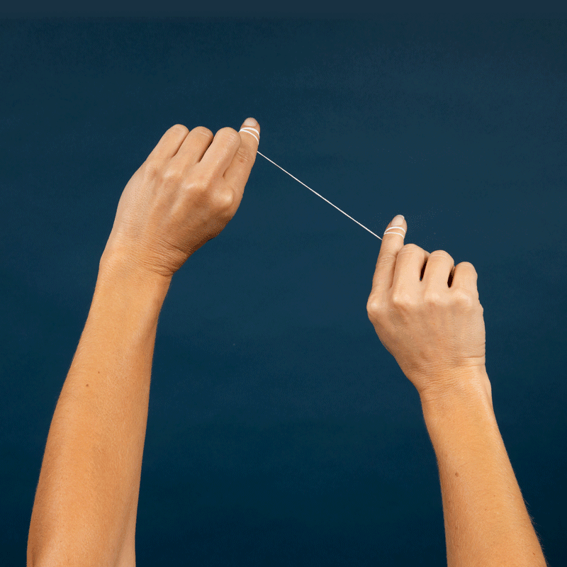 Natural Floss in Glass Jar