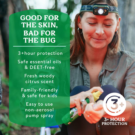 Bug Spray, Mosquito Repellent, Organic & Deet-Free