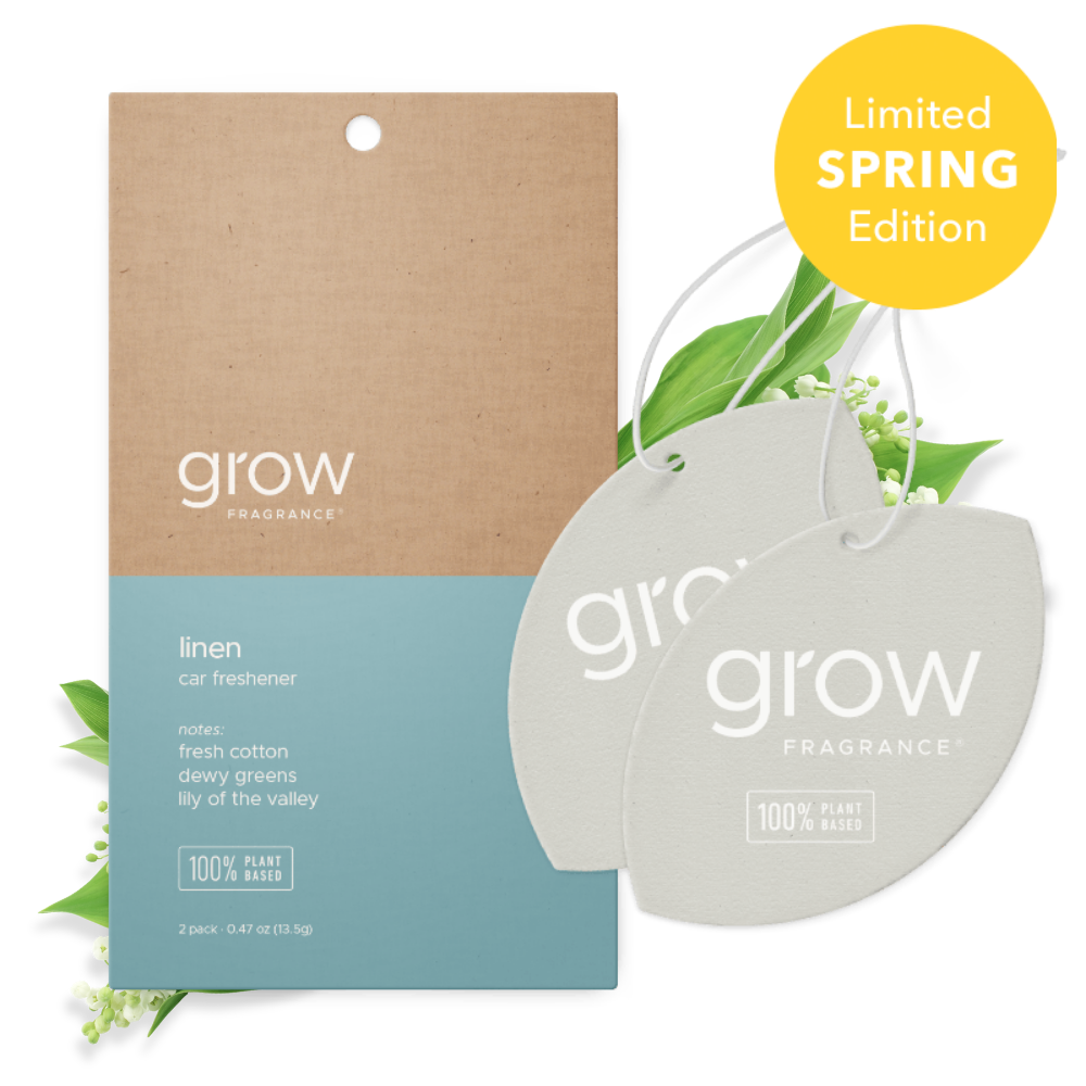 Grow Fragrance - Linen Car Freshener
