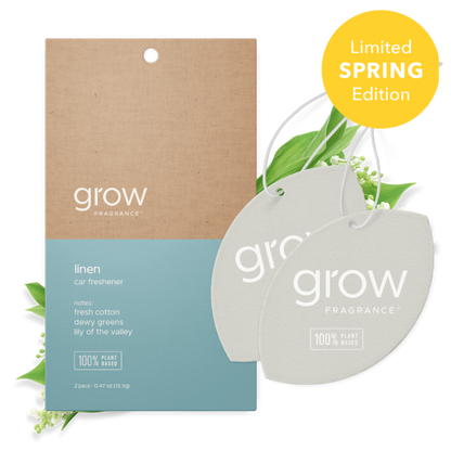 Grow Fragrance - Linen Car Freshener