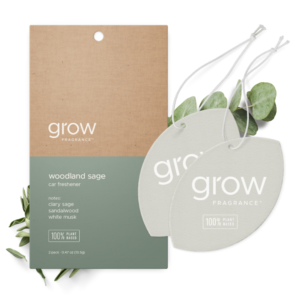 Grow Fragrance - Woodland Sage Car Freshener