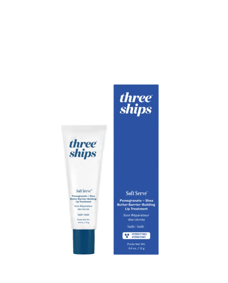 SoftServe™ Pomegranate + Shea Butter Barrier-Building Lip Treatment by Three Ships