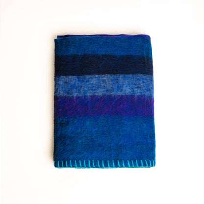 Extra Soft Yak wool Travel Throw Blanket  46"x90" Handmade