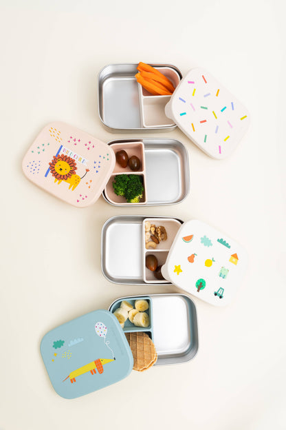 STAINLESS STEEL LUNCHBOX with compartments Funky Dogs
